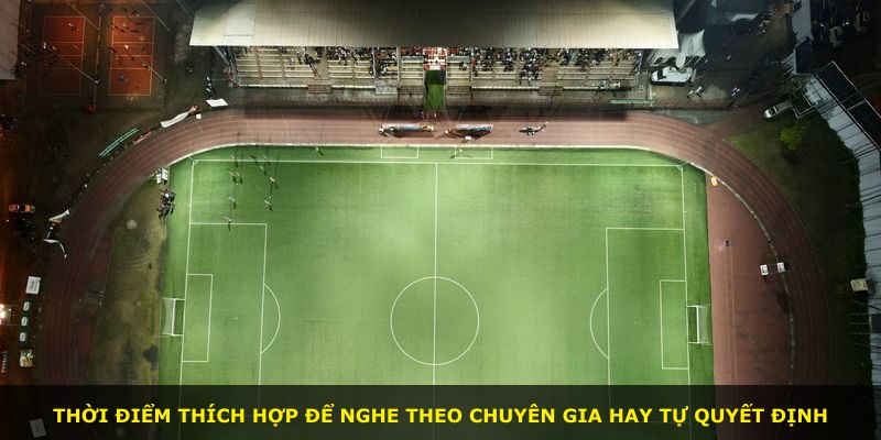 Thời điểm thích hợp để nghe theo chuyên gia hay tự quyết định