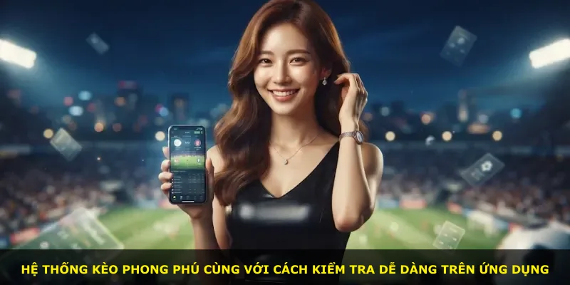 Hệ thống kèo phong phú cùng với cách kiểm tra dễ dàng trên ứng dụng