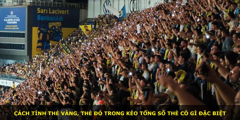 Cách tính thẻ vàng, thẻ đỏ trong kèo Tổng Số Thẻ có gì đặc biệt