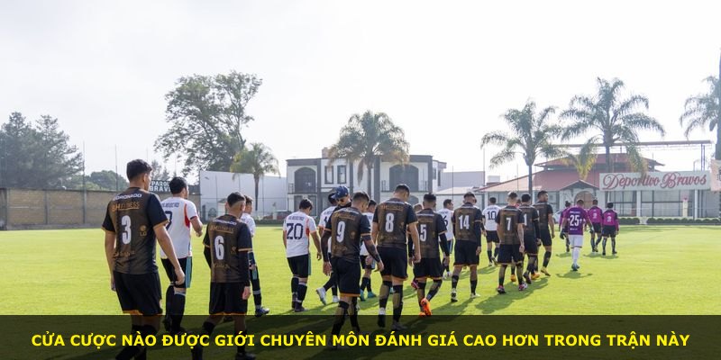 Cửa cược nào được giới chuyên môn đánh giá cao hơn trong trận này