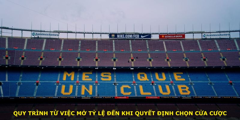 Quy trình từ việc mở tỷ lệ đến khi quyết định chọn cửa cược