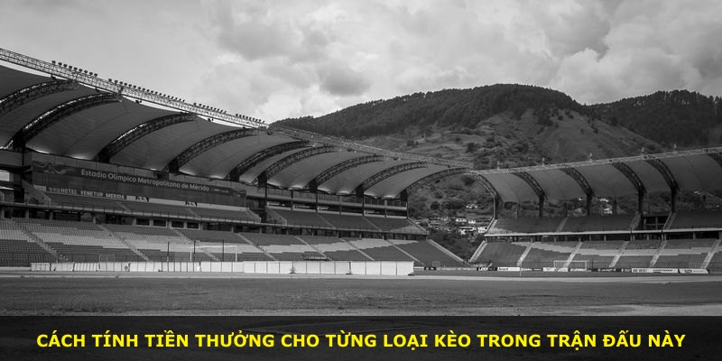 Cách tính tiền thưởng cho từng loại kèo trong trận đấu này