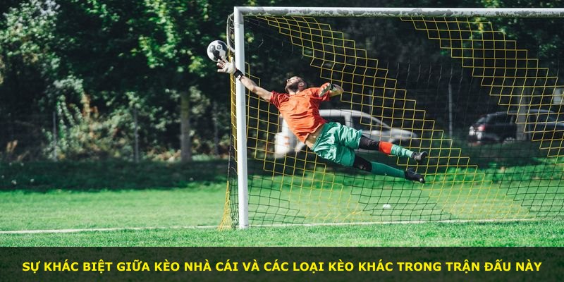 Sự khác biệt giữa kèo nhà cái và các loại kèo khác trong trận đấu này